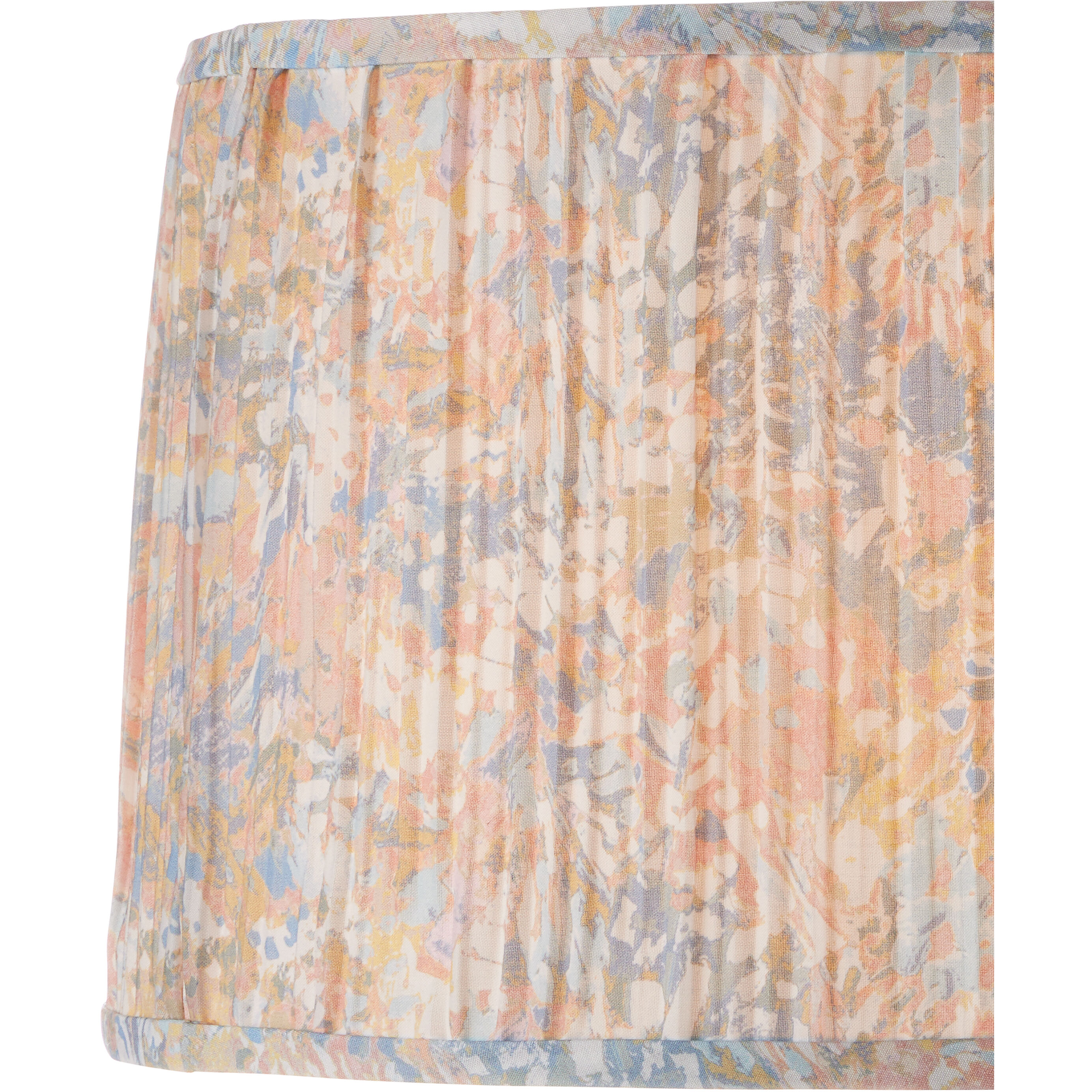 Wildflower Pastel Blue/Pastel Pink/Ivory Tapered Lamp Shade
