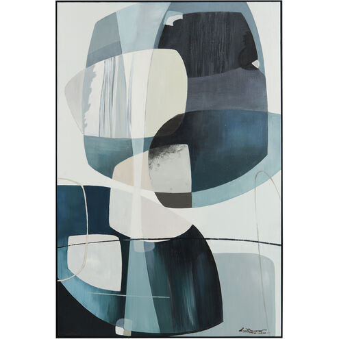 Lm Zhou Blue Wall Art