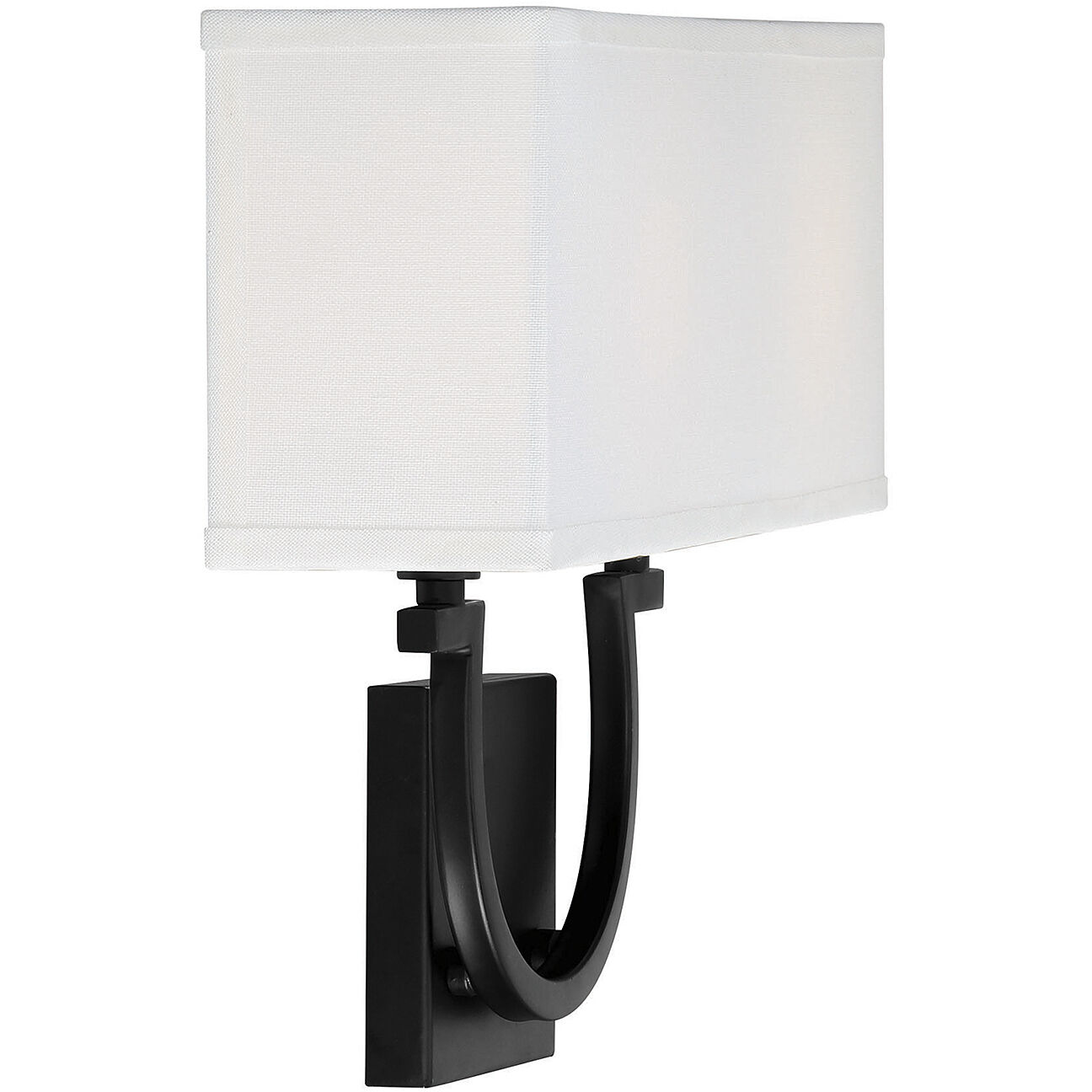 Rhodes 2 Light 14 inch Matte Black ADA Wall Sconce Wall Light, Essentials