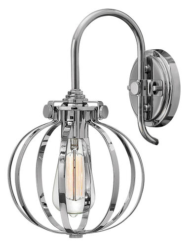 Congress 1 Light 9 inch Chrome Sconce Wall Light