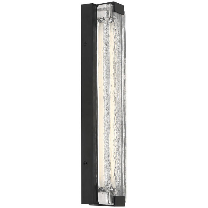 Hiltic LED 17.5 inch Matte Black Outdoor Wall Sconce