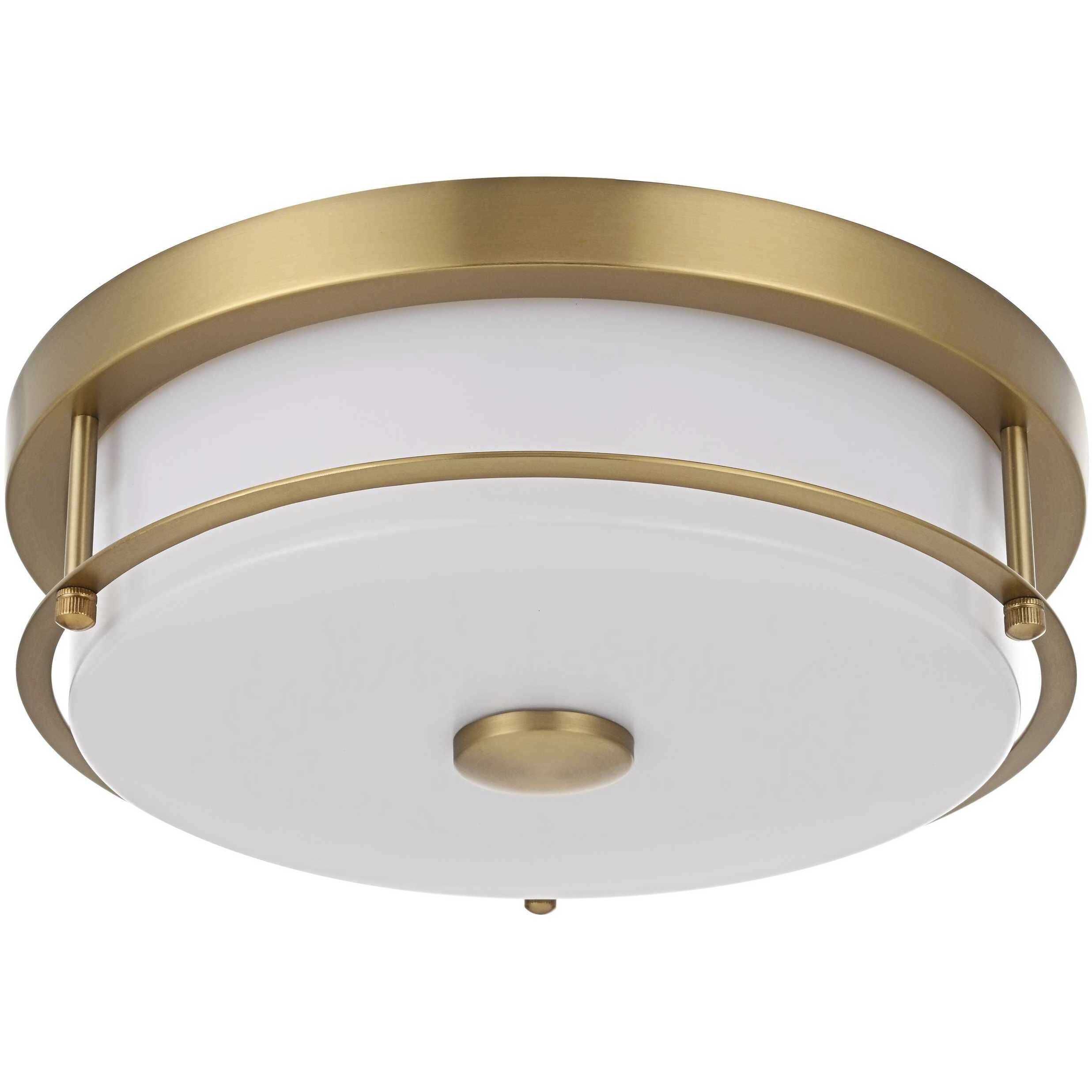 Kolson 1 Light 12 inch Satin Gold Flush Mount Ceiling Light