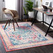 Harput 108 X 79 inch Light Grey Rug in 7 x 9, Rectangle