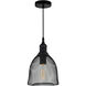 Drea 1 Light 7 inch Black Down Mini Pendant Ceiling Light