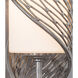 Flow 1 Light 4.5 inch Steel Left Sconce Wall Light