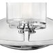 Meridian 3 Light 21 inch Chrome Vanity Light Wall Light