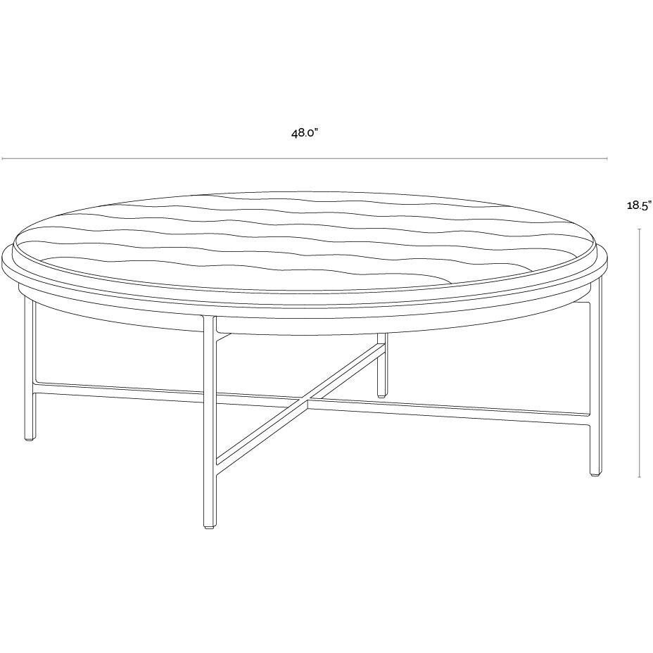 Ethel 18.5 inch Piccolo Pebble Ottoman