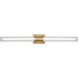 Kiel LED 4.75 inch Satin Brass Bath Vanity Wall Light