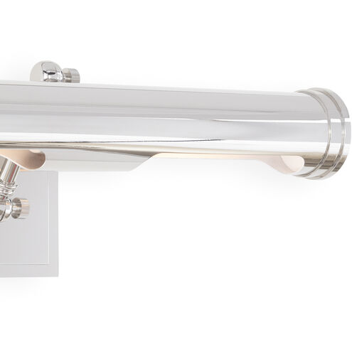 Tate 50 watt 18 inch Polished Nickel Picture Light Wall Light, Medium