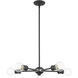 Lansdale 5 Light 19 inch Scandinavian Gray Chandelier Ceiling Light