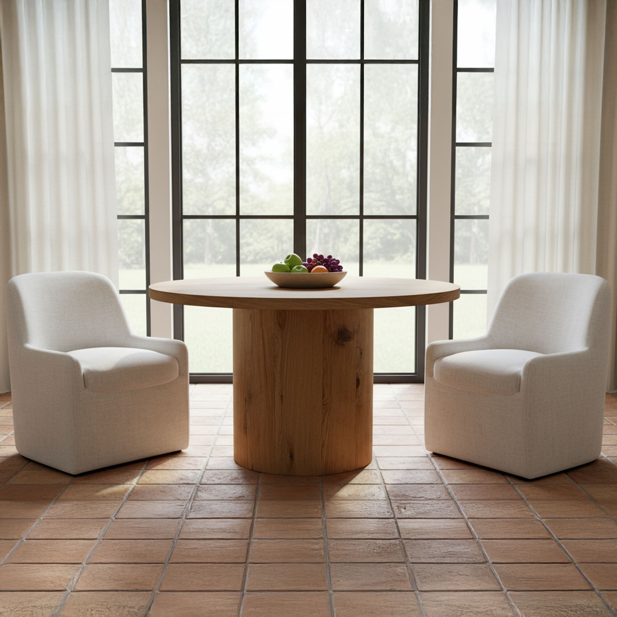 Hansen 48 X 48 inch Natural Dining Table