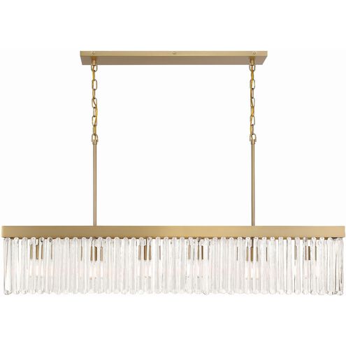 Emory 6 Light 49 inch Modern Gold Chandelier Ceiling Light