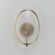 Moonscapes LED 9 inch Brushed Champagne ADA Wall Sconce Wall Light