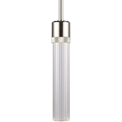 Zigrina 1 Light 5.13 inch Polished Nickel Pendant Ceiling Light