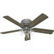 Shady Grove 52 inch Matte Silver with Light Gray Oak/Warm Grey Oak Blades Ceiling Fan