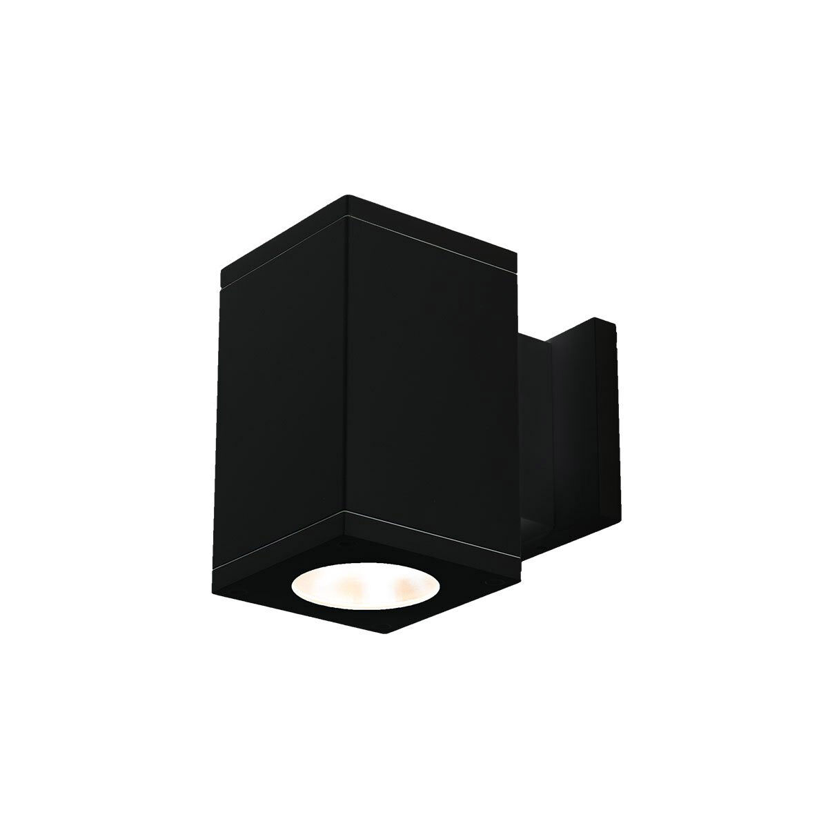Cube Arch LED 5.5 inch Black Sconce Wall Light in Flood, 85, 3000K, Away From Wall