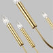 ED Ellen DeGeneres Brianna 9 Light 30 inch Burnished Brass Chandelier Ceiling Light