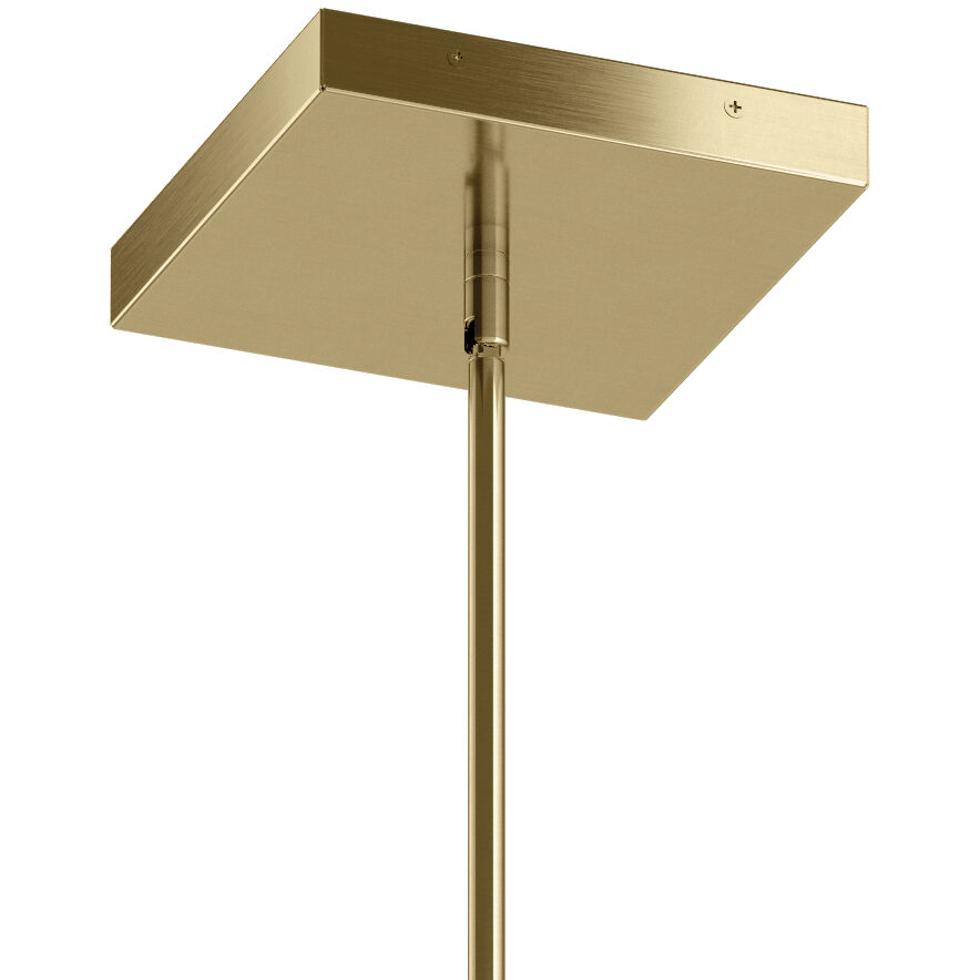 CIRI LED 14 inch White Pendant Ceiling Light in Polished Nickel