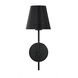 Xavier Bath Sconce Wall Light in Matte Black