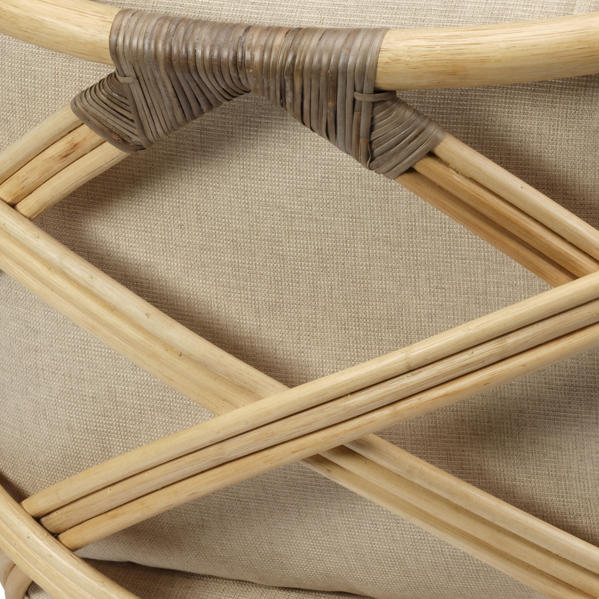 Dune Matte Grey and Natural Lounge Chair