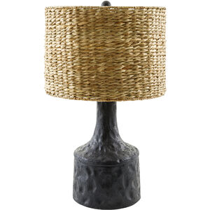 Conway 24.5 inch 100 watt Black Accent Table Lamp Portable Light