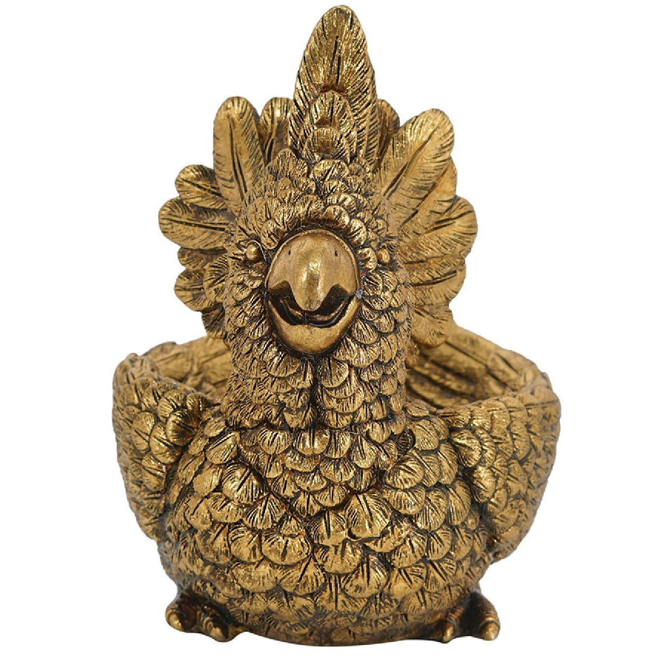 Parrot Gold Figurine