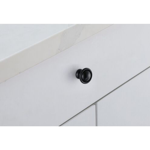 Kadea Matte Black Hardware Cabinet Knob, Set of 10