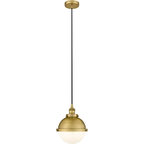 Edison Hampden LED 9 inch Brushed Brass Mini Pendant Ceiling Light