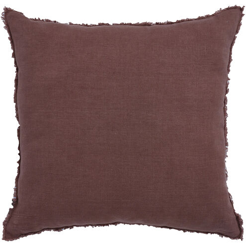 Pan 22 inch Dark Chestnut Indoor Pillow