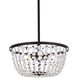 Gianna 3 Light 13 inch Black Pendant Ceiling Light