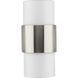 Silva 2 Light 7.87 inch Brushed Nickel Wall Sconce Wall Light, Design Series