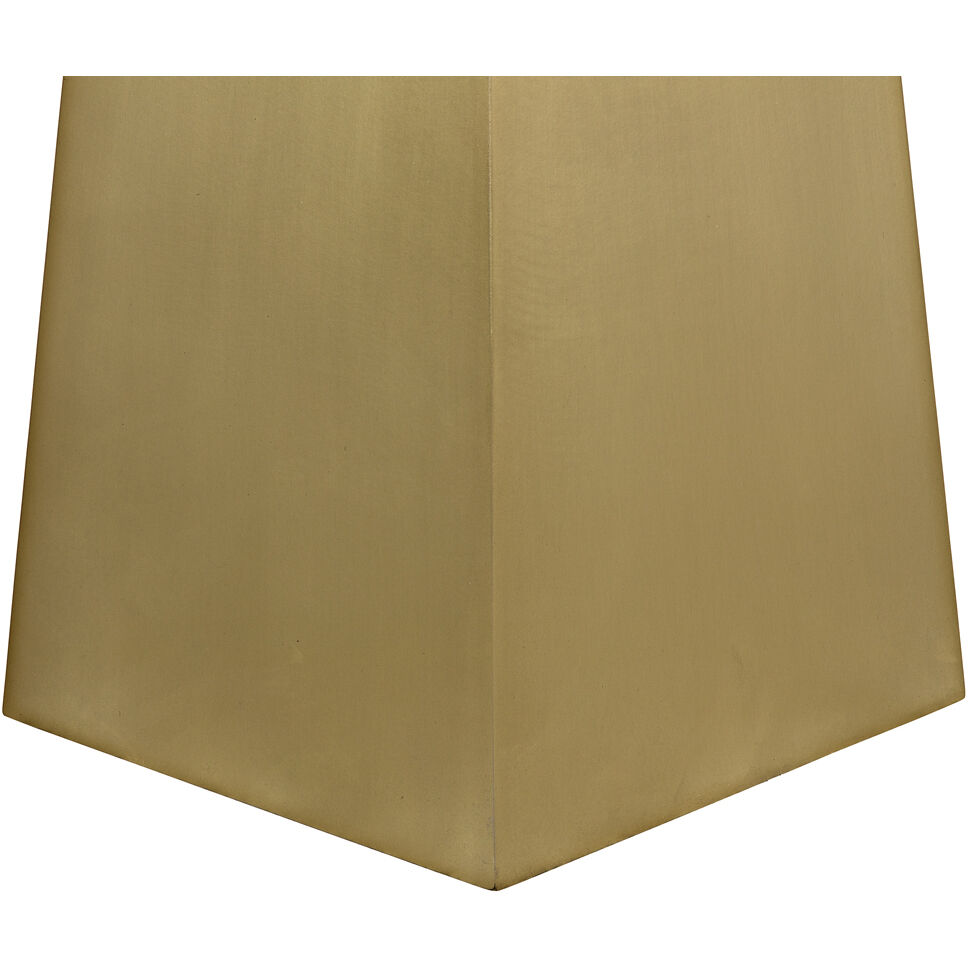 Demetria 43 X 37.5 inch Antique Brass Dining Table