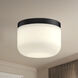 Mel LED 5.13 inch Black Flush Mount Ceiling Light
