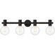 Wright 4 Light 34.00 inch Bathroom Vanity Light