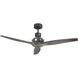 Star Propeller 52 inch Black with Venge Blades Indoor/Outdoor Ceiling Fan, Real Wood Blades
