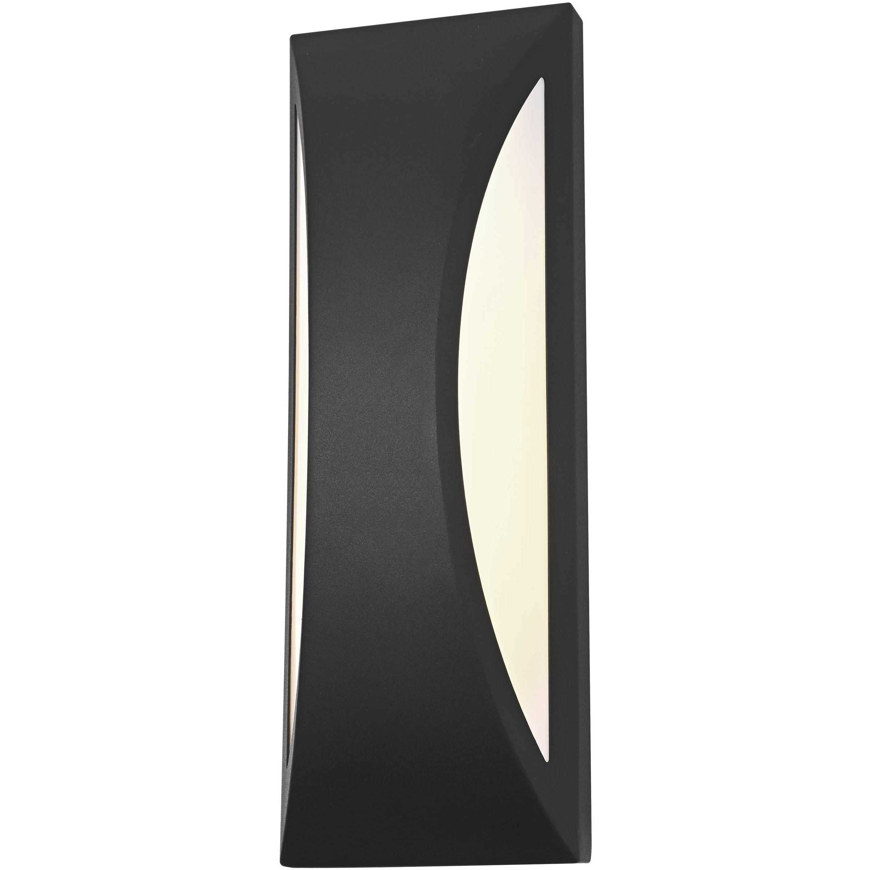 Zayn 1 Light 14 inch Black Outdoor Wall Sconce