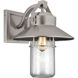 Sean Lavin Boynton 1 Light 15.5 inch Painted Brushed Steel Outdoor Wall Lantern