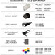 Tyler Black 7 watt LED Spot and Flood Lighting in 2700K, Low Voltage Accent Light, WAC Landscape