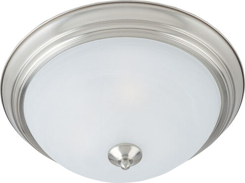 Essentials - 584x 3 Light 16 inch Satin Nickel Flush Mount Ceiling Light