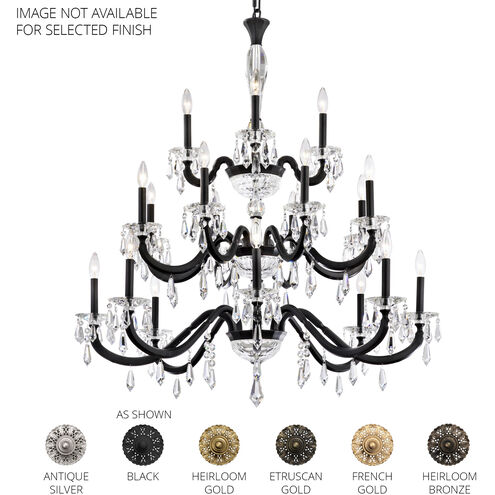 Napoli 20 Light 42.6 inch Heirloom Bronze Chandelier Ceiling Light, Schonbek Signature