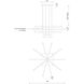 Vega LED 0.75 inch Brushed Nickel Multi Pendant Ceiling Light