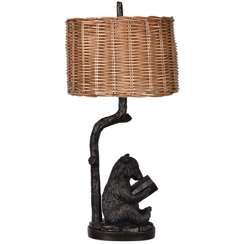 Bear Knowledge 34 inch 150 watt Bronze Table Lamp Portable Light
