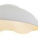 Alora Mood Robyn 3 Light 16 inch Antique White Flush Mount Ceiling Light