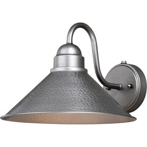 Outland LED 9 inch Brushed Pewter Outdoor Wall