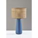 Sheffield 22 inch 100.00 watt Turquoise Table Lamp Portable Light