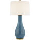 Chapman & Myers Orson 33 inch 150.00 watt Oslo Blue Table Lamp Portable Light