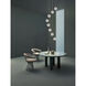 Swank LED 19 inch Polished Chrome Multi-Light Pendant Ceiling Light
