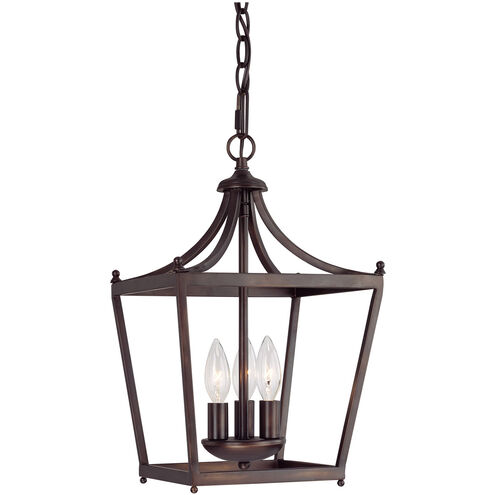 Stanton 3 Light 10 inch Burnished Bronze Foyer Ceiling Light