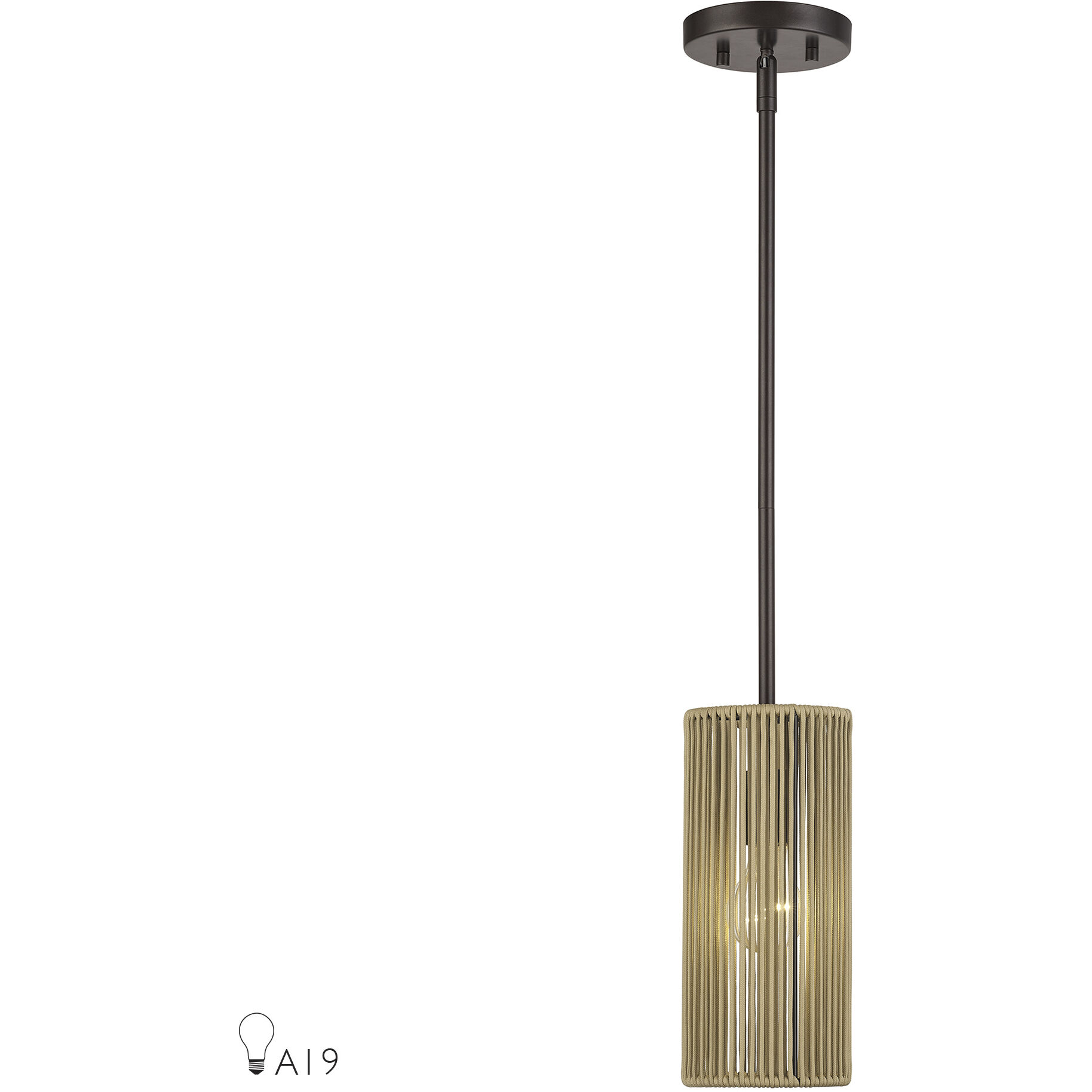Acordia 1 Light 5.13 inch English Bronze Mini Pendant Ceiling Light