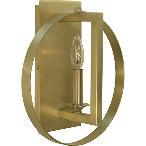 Olivia 1 Light 11 inch Brushed Brass Bath Sconce Wall Light